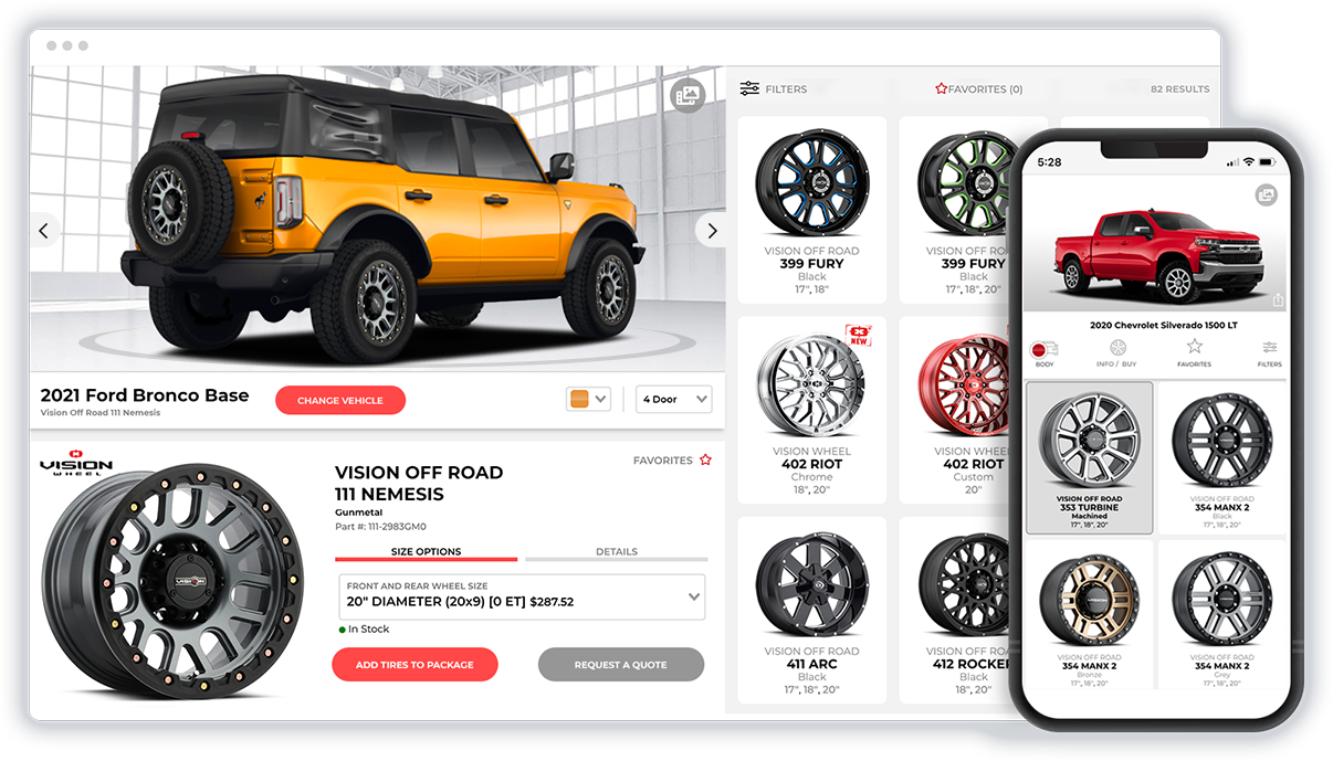 Wheel Configurator Tool: Visualize Custom Wheels on Your Car at 106St Tire & Wheel in Queens, NY